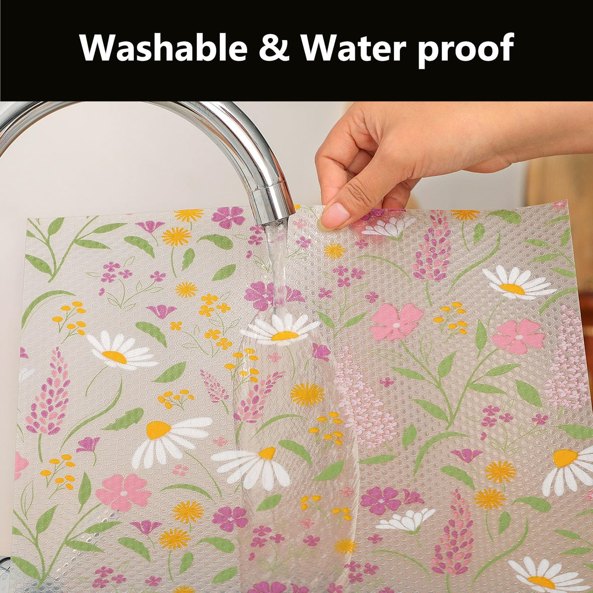 Shelf Liner for Kitchen Cabinets (40 Sq Ft)