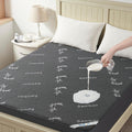 Queen Size Waterproof Mattress Protector Bamboo Viscose Bed Cover