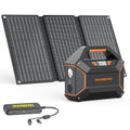 MARBERO 155Wh Solar Generator with Solar Panel Included 30W Solar Panel Kit