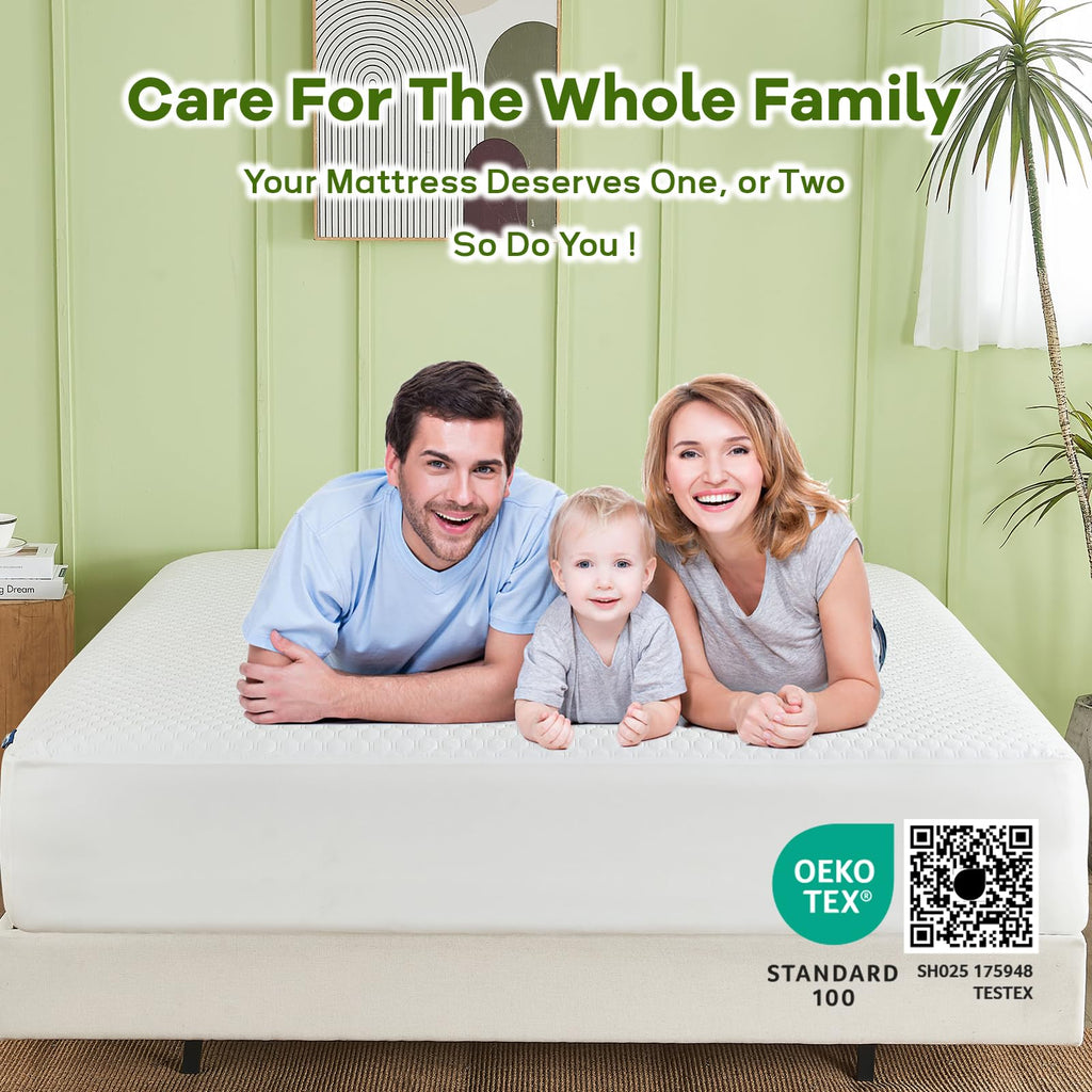 Luxury Full Size Tencel Waterproof Mattress Protector Deep Pocket