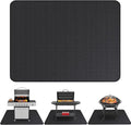 Under Grill Mats for Outdoor Grill (76 x 52 inch) Double-Sided Fireproof Mat for Under Fire Pit Mat the Perfect Grill Matt for Outdoor Grill Deck Protector and BBQ Matt for Under Grill Mat for Deck