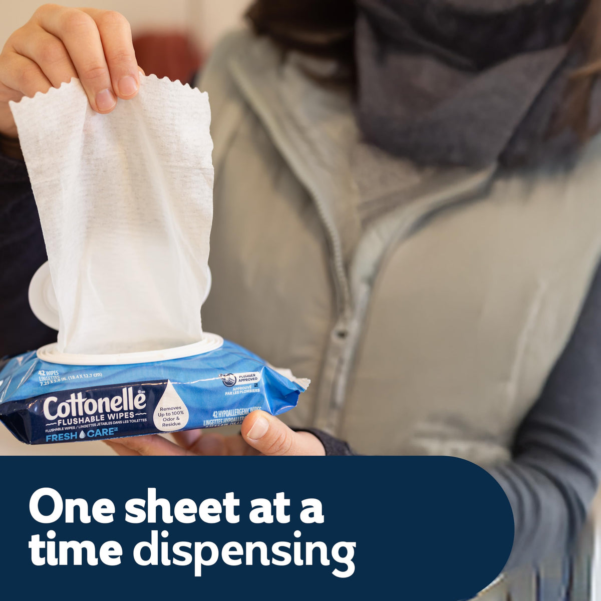 Fresh Feel Flushable Wipes (336 Count)