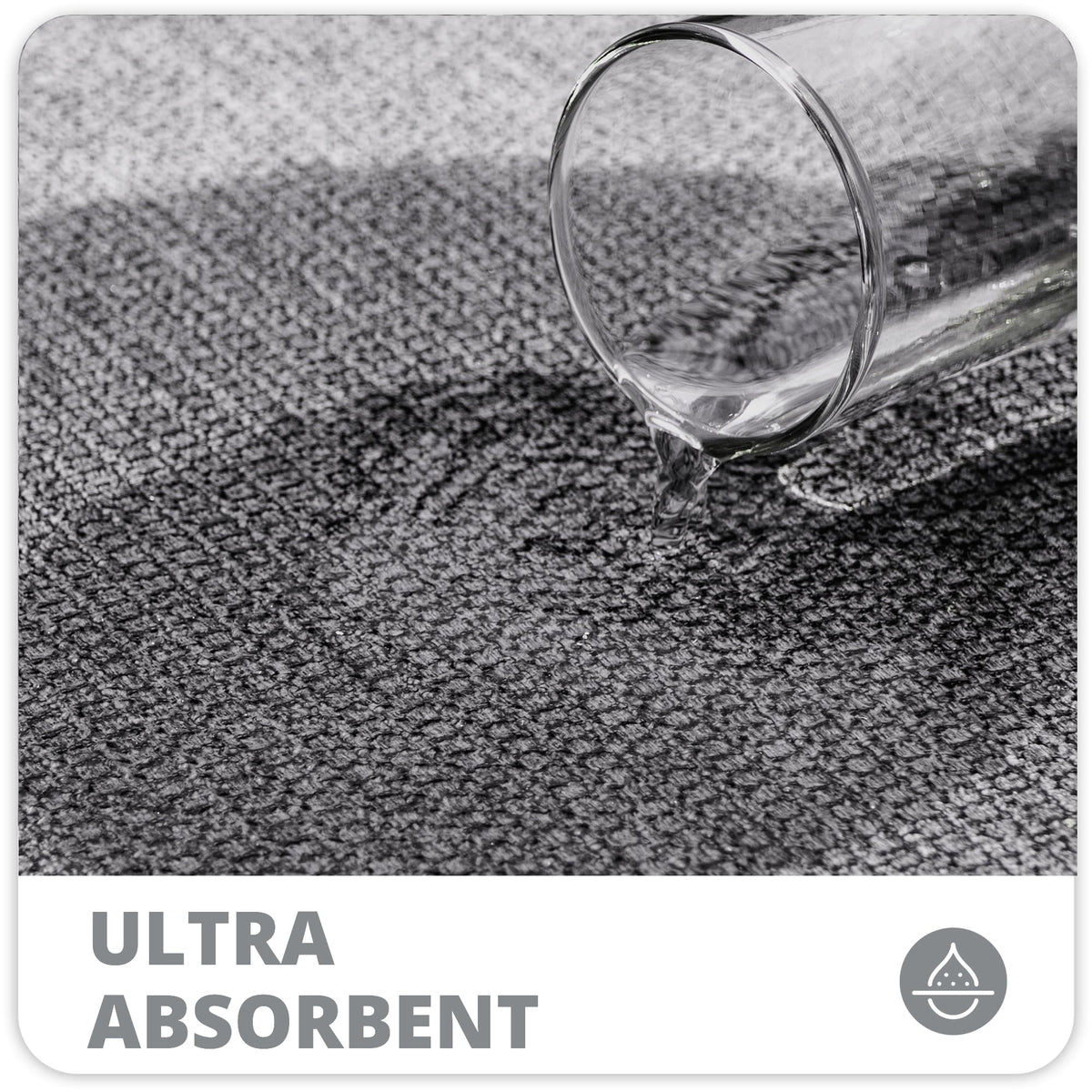 Bath Mat Ultra Thin Bathroom Runner Rugs (3.0002 Sq Ft)