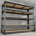 48" W Garage Shelving Storage Shelves 5 Tier Heavy Duty Shelving