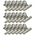 18 Pack Stainless Steel Chip Bag Clips Heavy Duty Food Bags Clamp Clips for Kitchen Office School (18 Count)