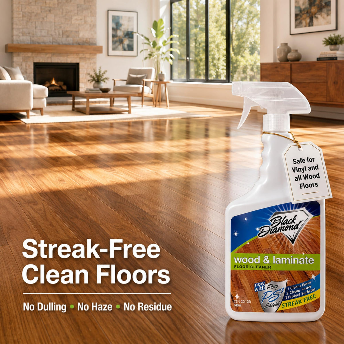 Wood & Laminate Floor Cleaner (128 Fl Oz)