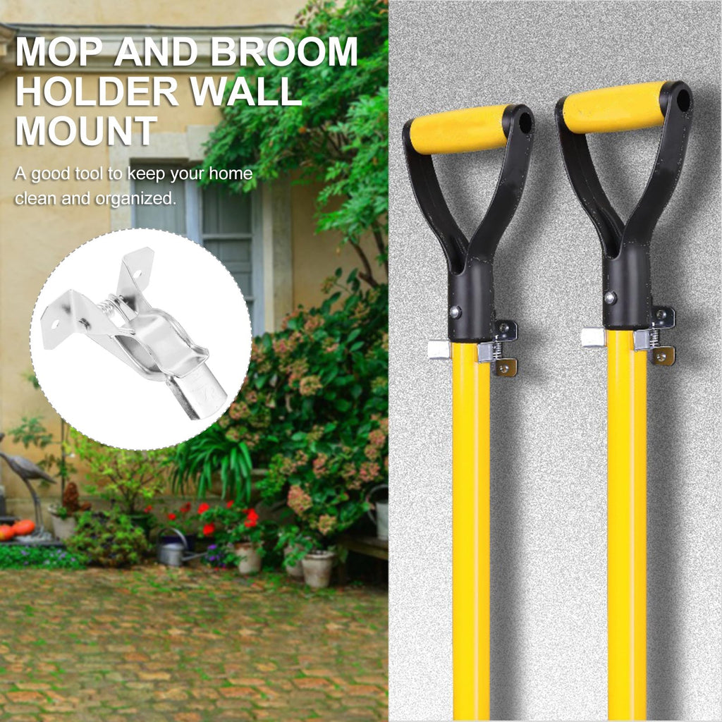 10pcs Wall Mount Broom and Mop Holder Set