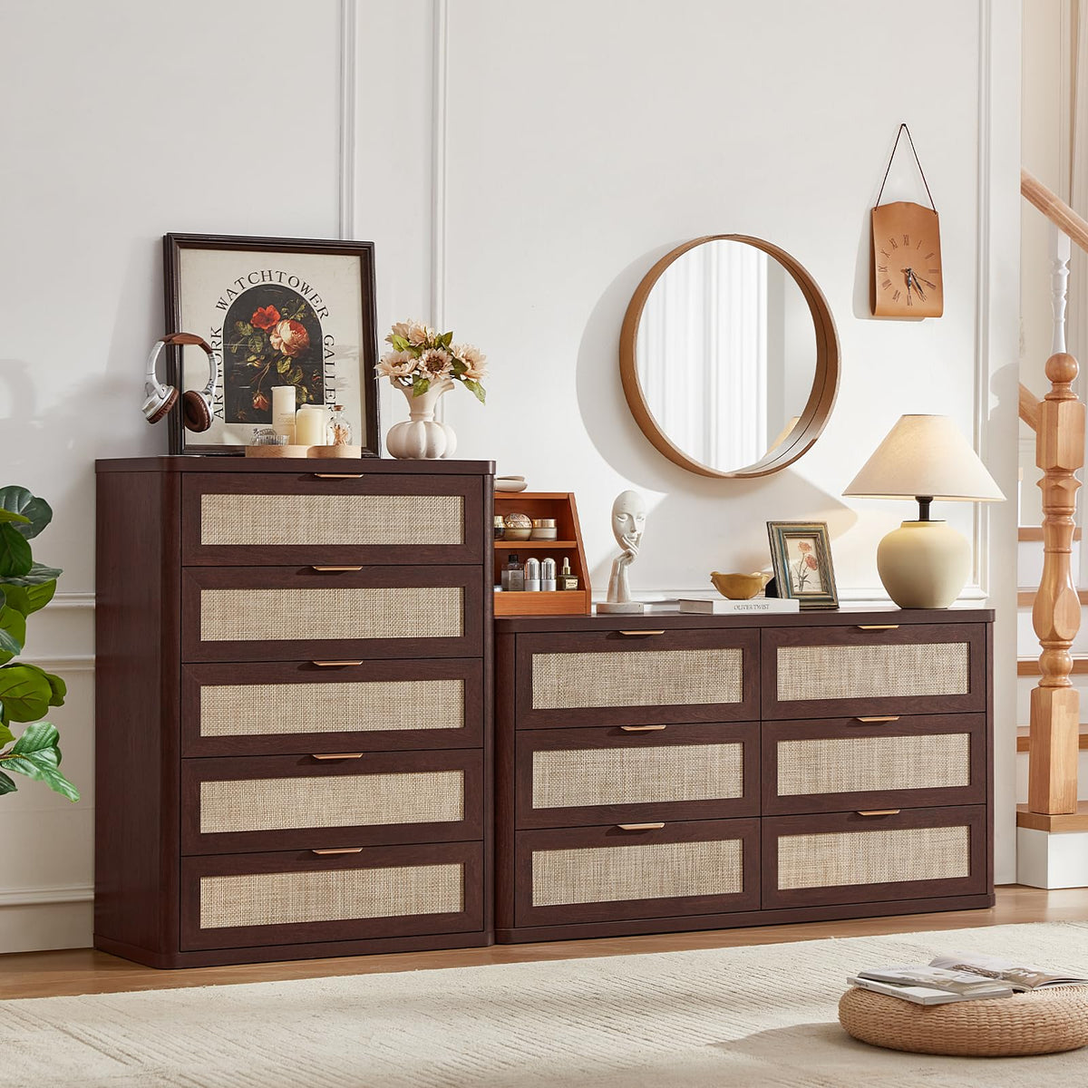 Rattan Dresser for Bedroom