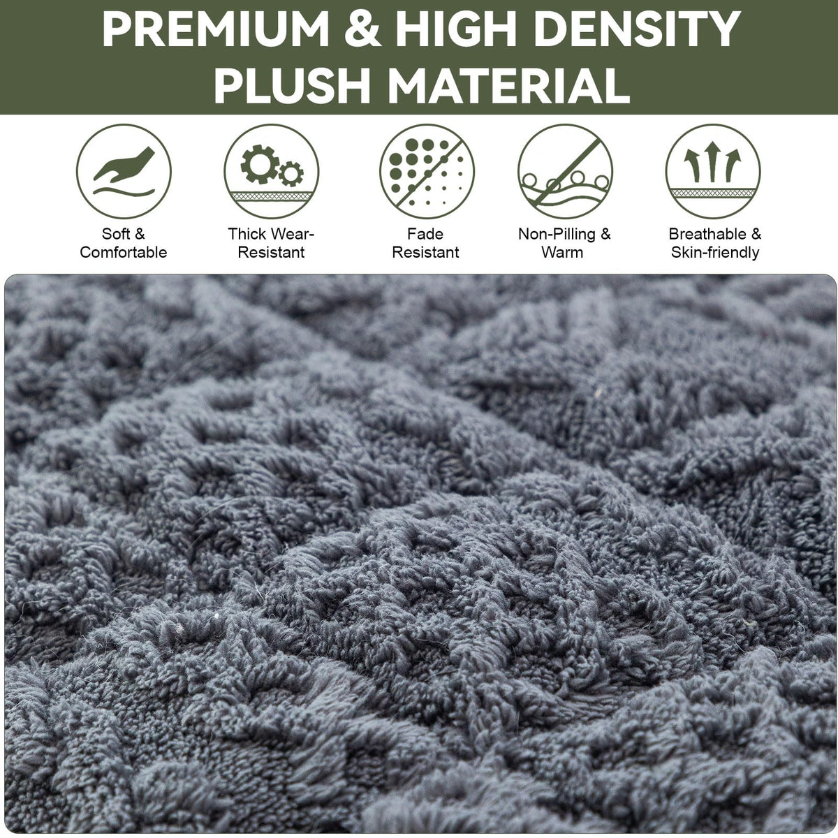 All Seasons Sofa Covers for 3 Cushion Couch Washable (3 Ounce)