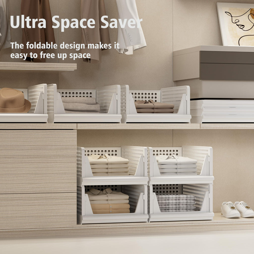 5 Pack Stackable Storage Bins (5 Count)