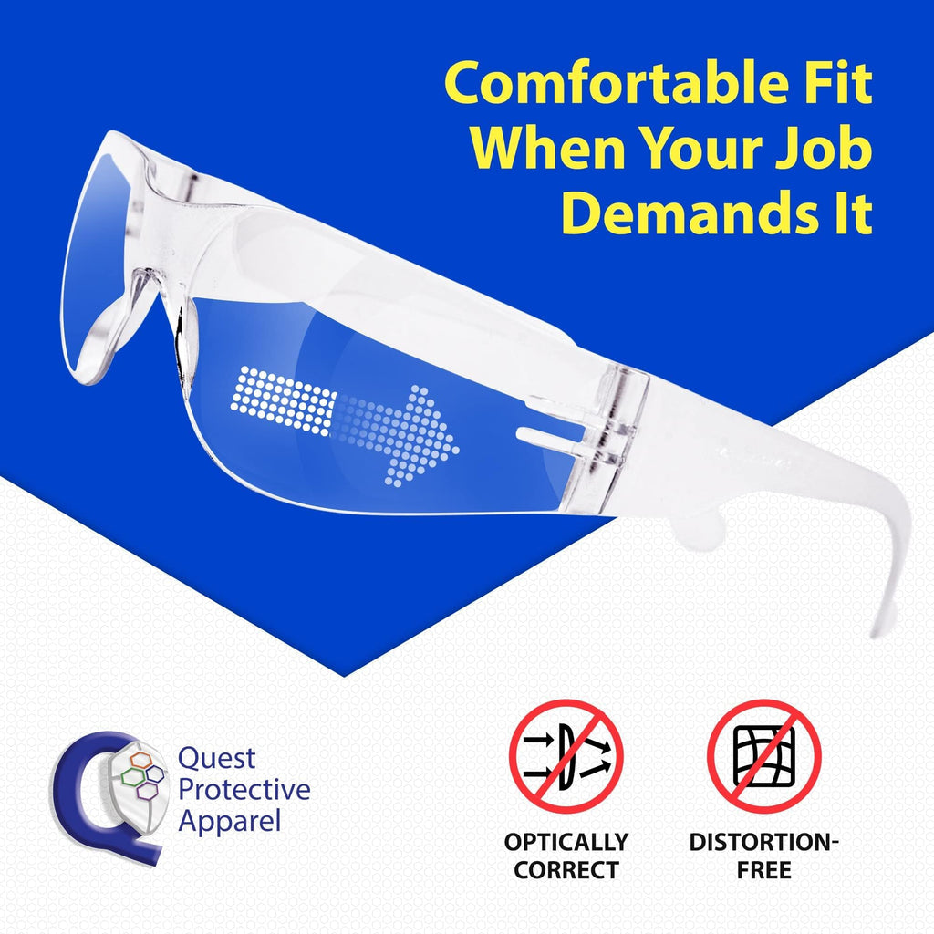 Quest Anti Fog Safety Glasses (2 Count)