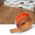 Floor Door Flat Transition Strip & Self Adhesive Floor Vinyl Floor Edge Trim Laminate Floor Gap Covering Joining Strip