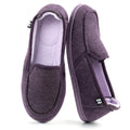 Women's Two Tone Hoodback Slipper with Removable Insole