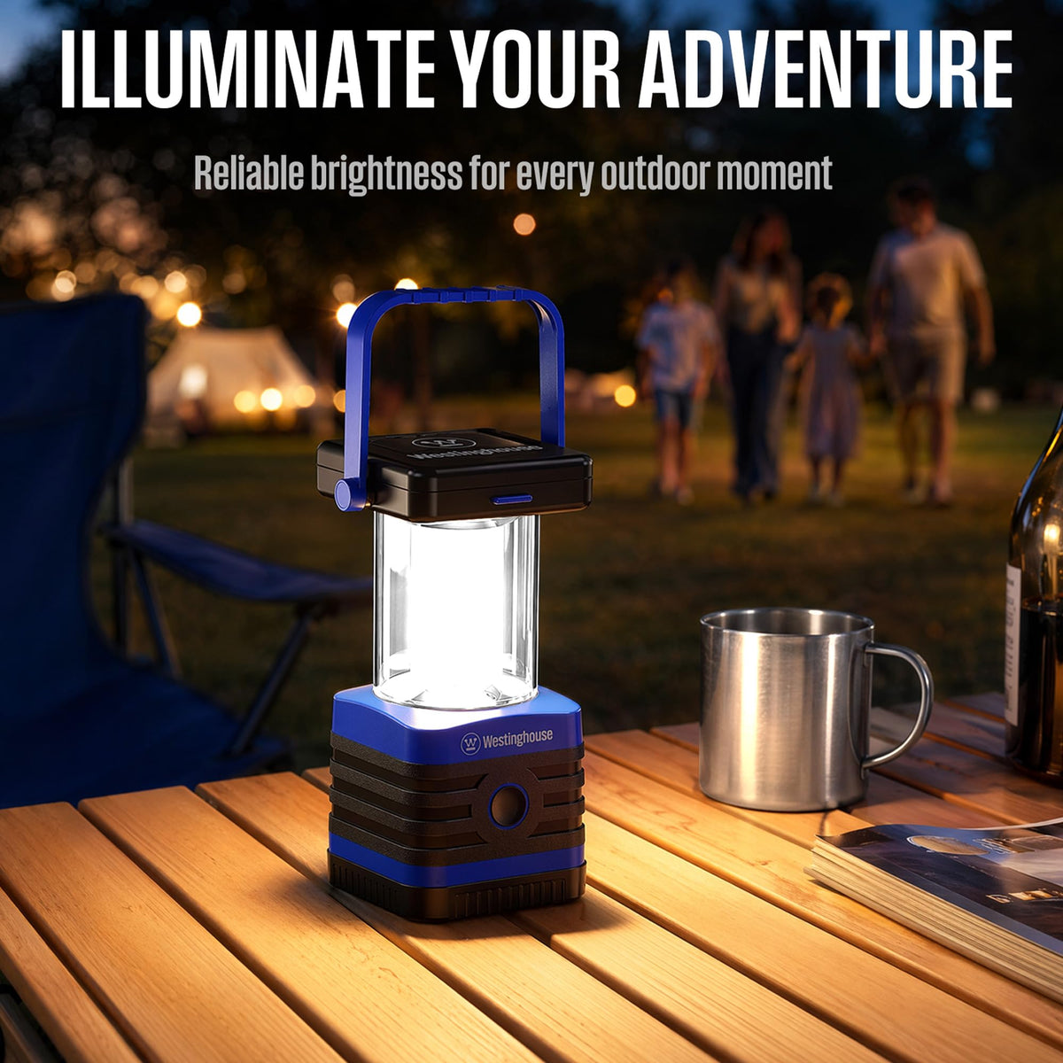Westinghouse 1000LM Solar Rechargeable Camping Lantern | IPX4