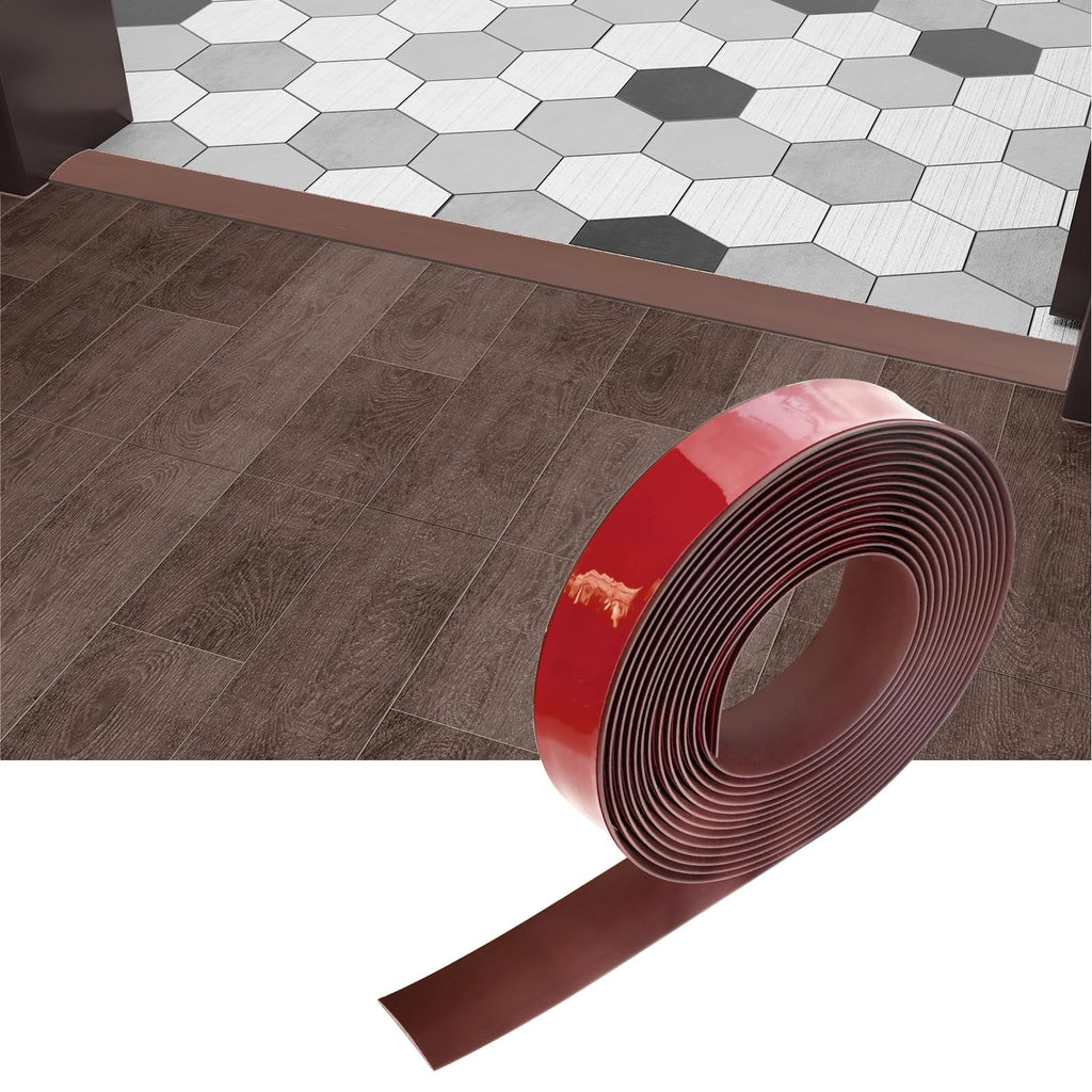 Floor Transition Strip & Self Adhesive Floor Vinyl Floor Edge Trim Laminate Floor Gap Covering Joining Strip (118 Foot)