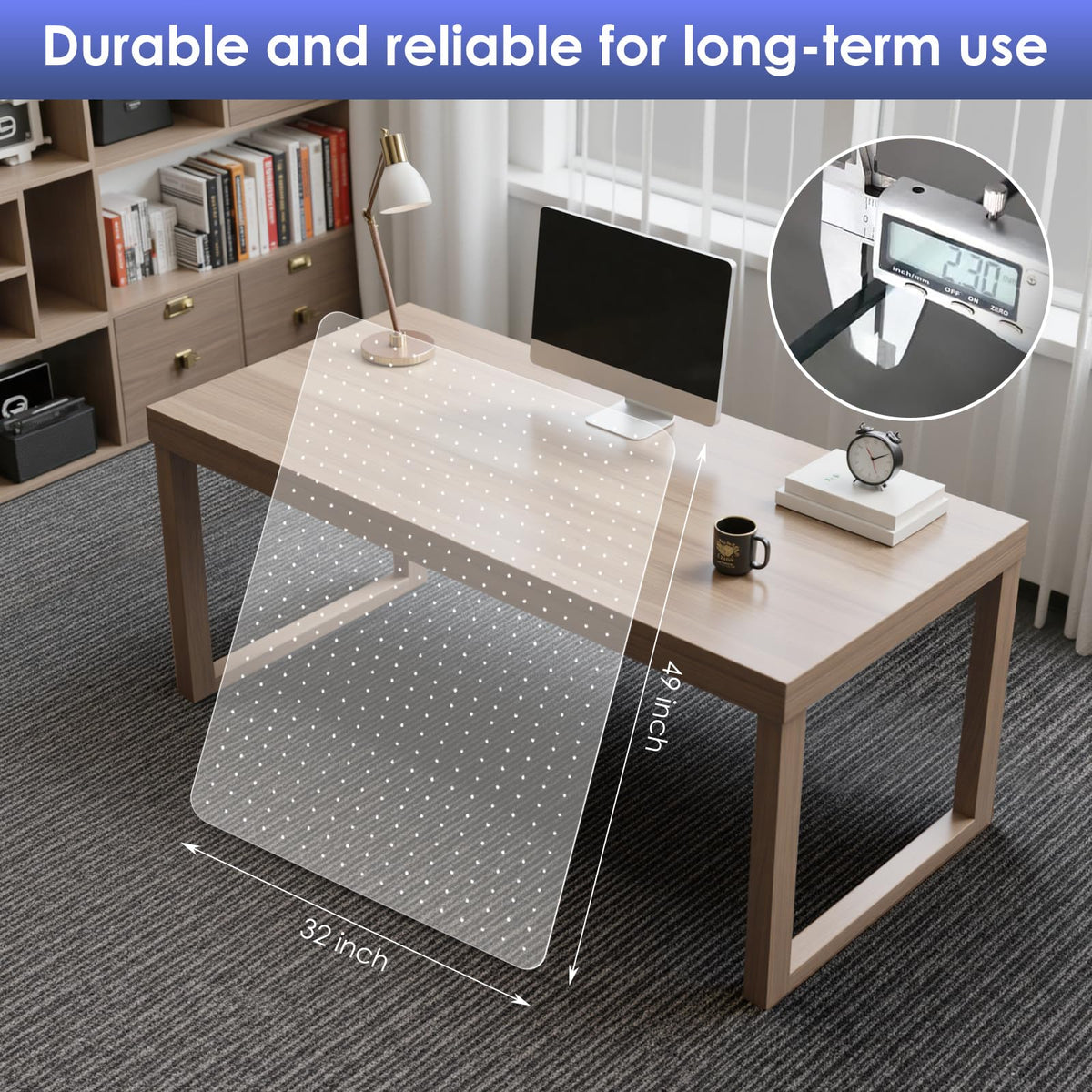 Office Chair Mat for Carpet (2 Count)