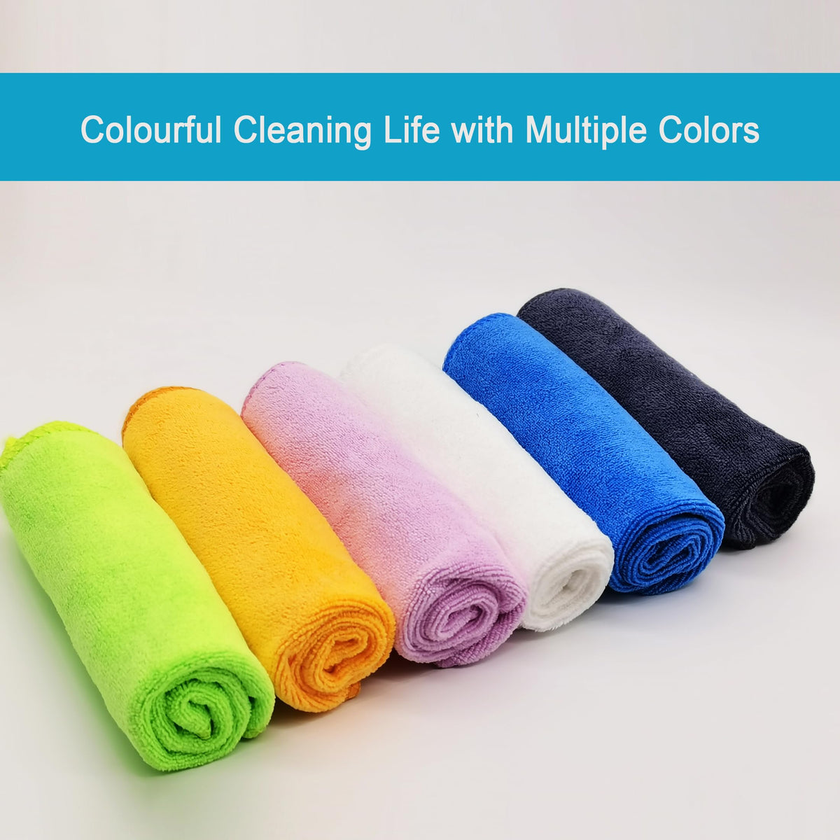 Premium Ultra Absorbent Microfiber Cleaning Cloths (8 Count)