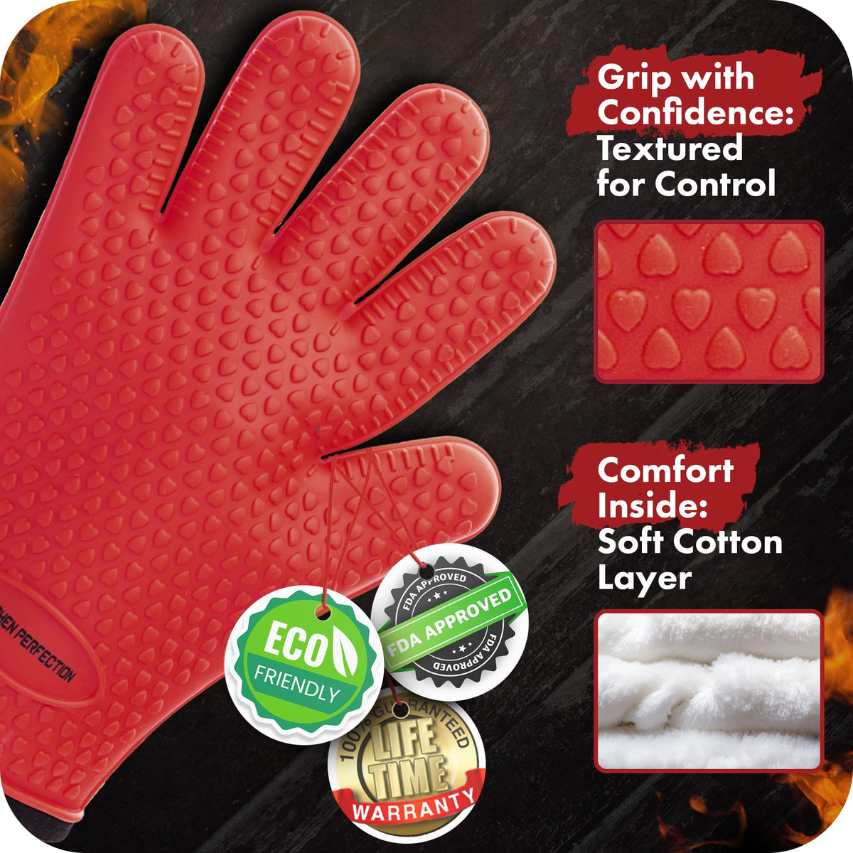 Silicone Smoker Oven Gloves