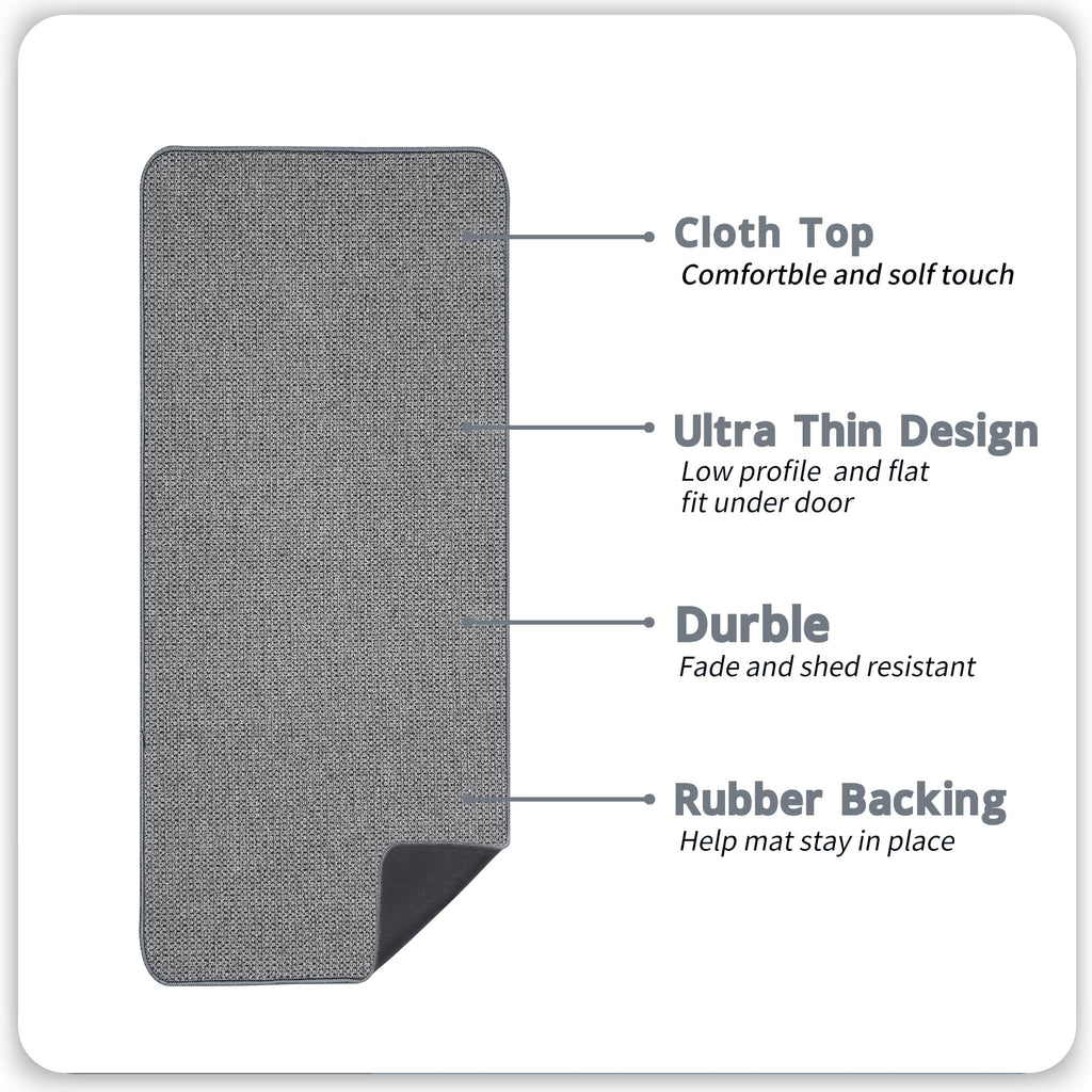 Bath Mat Ultra Thin Bathroom Runner Rugs (3.0002 Sq Ft)