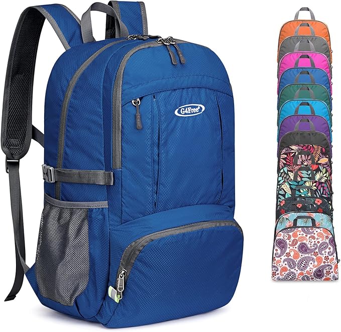 G4Free 40L Lightweight Packable Hiking Backpack, Waterproof Travel Daypack