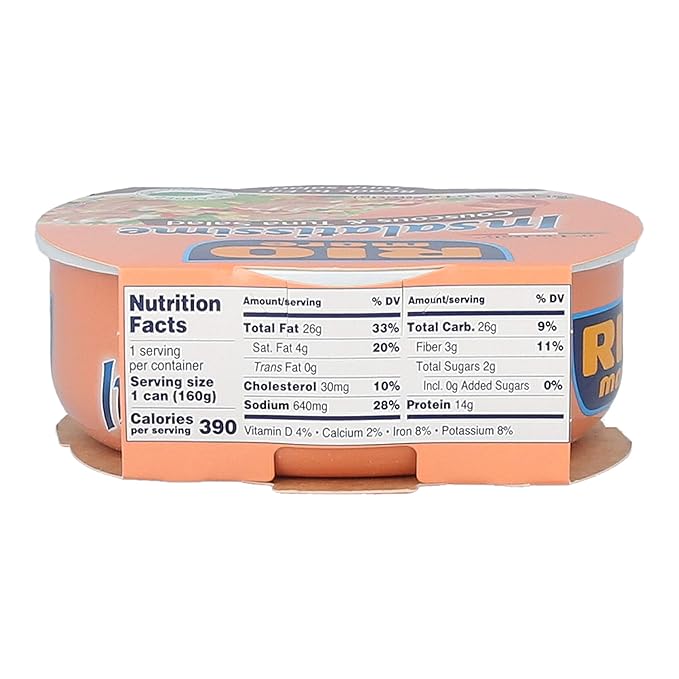 Rio Mare Insalatissima Couscous Tuna Salad Can, 50.4 Ounce, Pack of 9