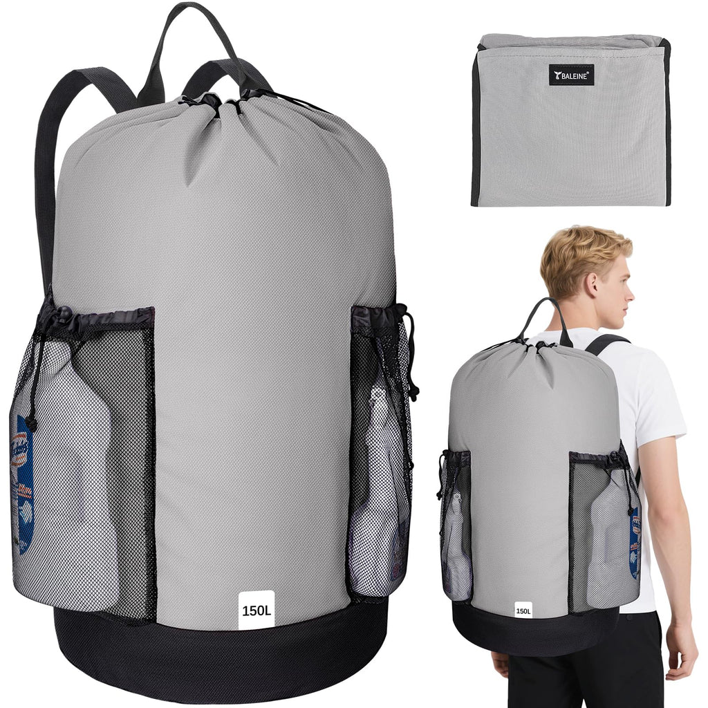 2PK 150L Laundry Bag Backpack (2 Count)