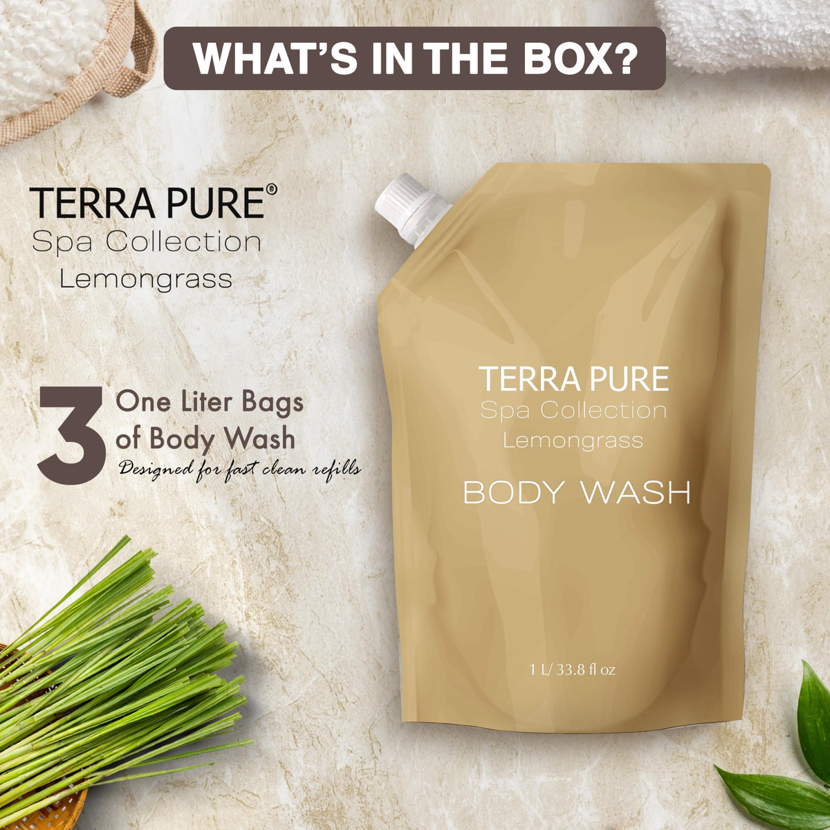 Spa Body Wash Refill Bags (3 Count)