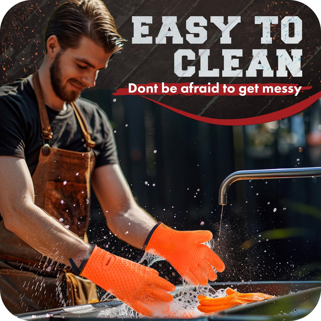 Silicone Smoker BBQ Gloves
