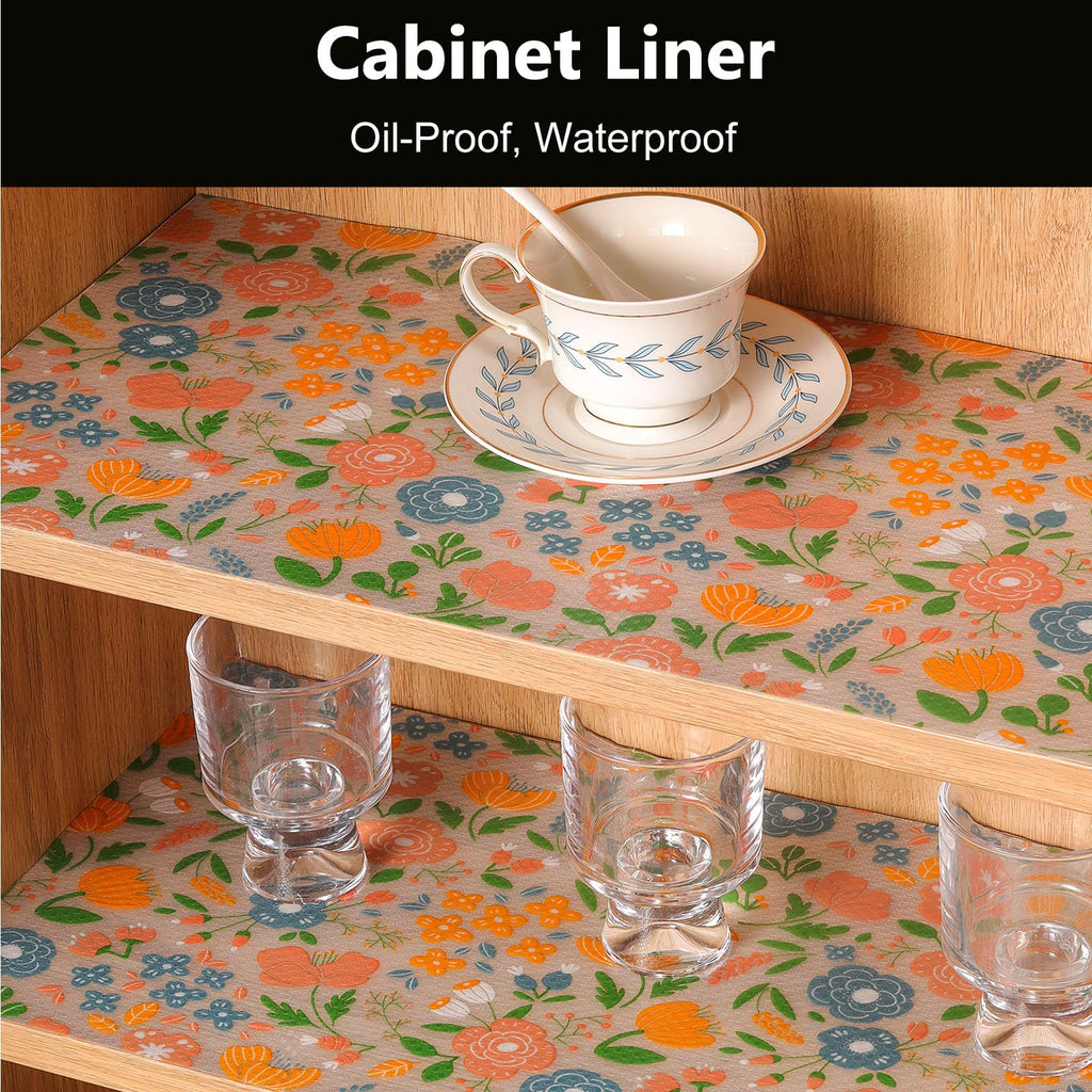 Shelf Liner for Kitchen Cabinets (40 Sq Ft)