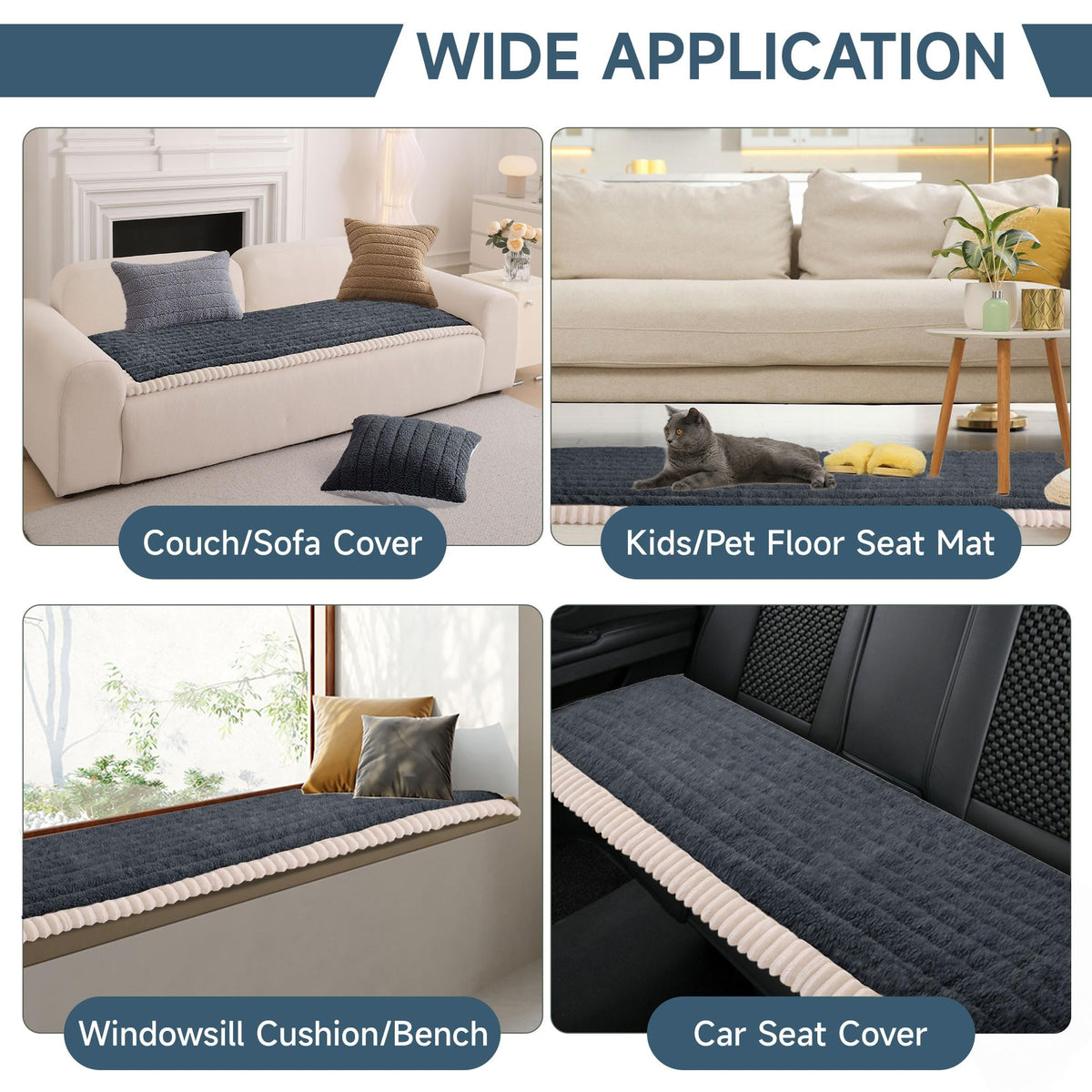 Couch Covers for Sofa Pet Friendly (3 Count)
