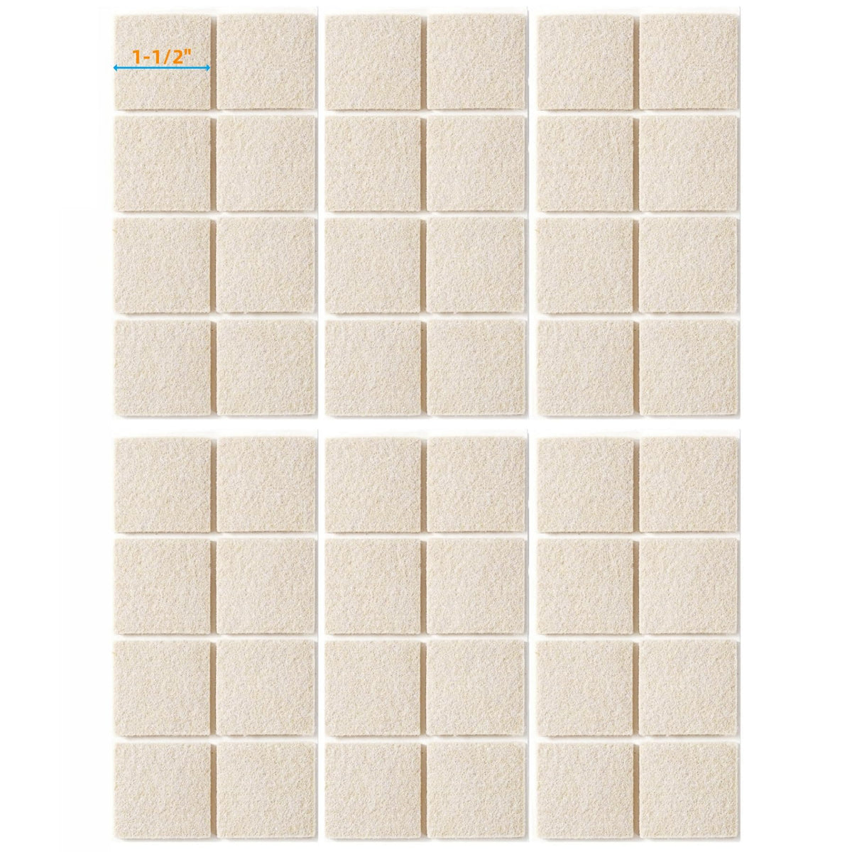 Felt Furniture Pads for Hardwood Floors (48 Count)