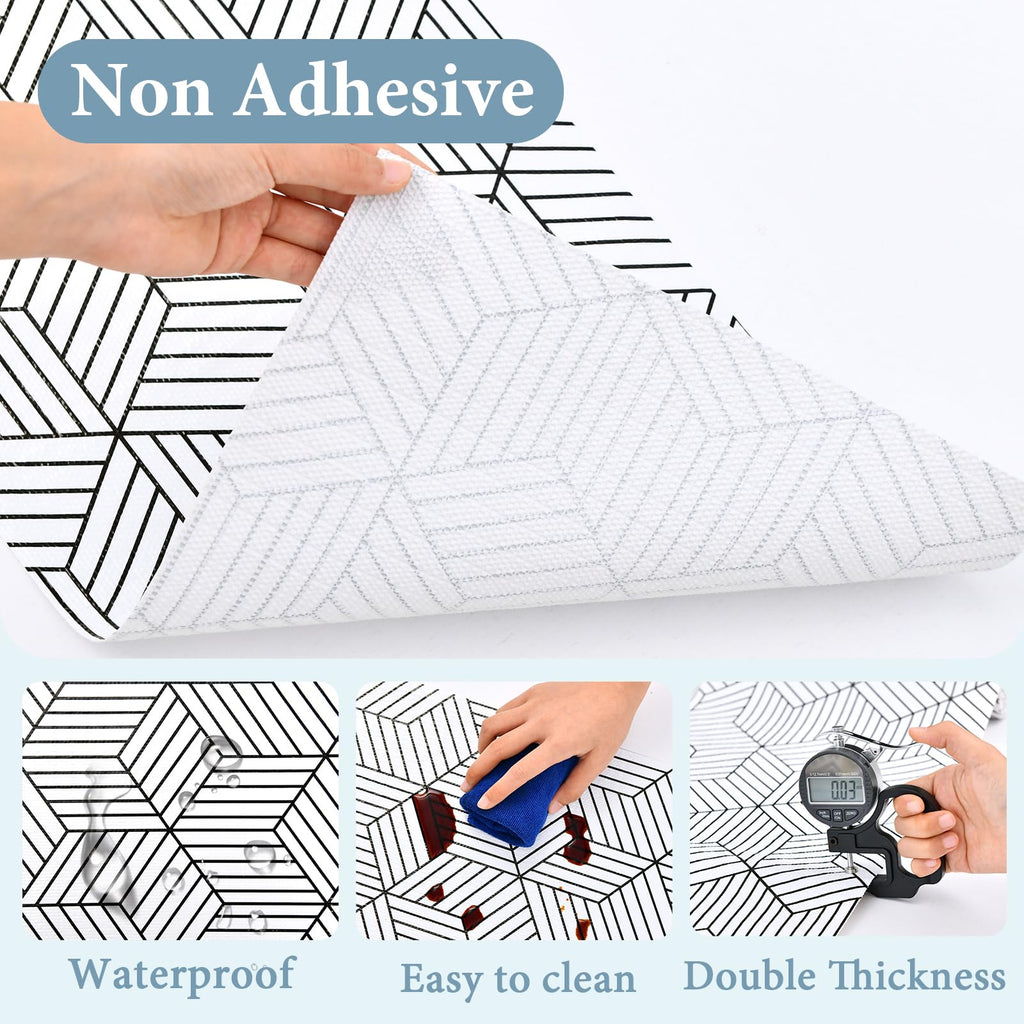 Shelf Liners for Kitchen Cabinets Non Adhesive Shelf Liner Paper Non (2780.56 sq in sq in)