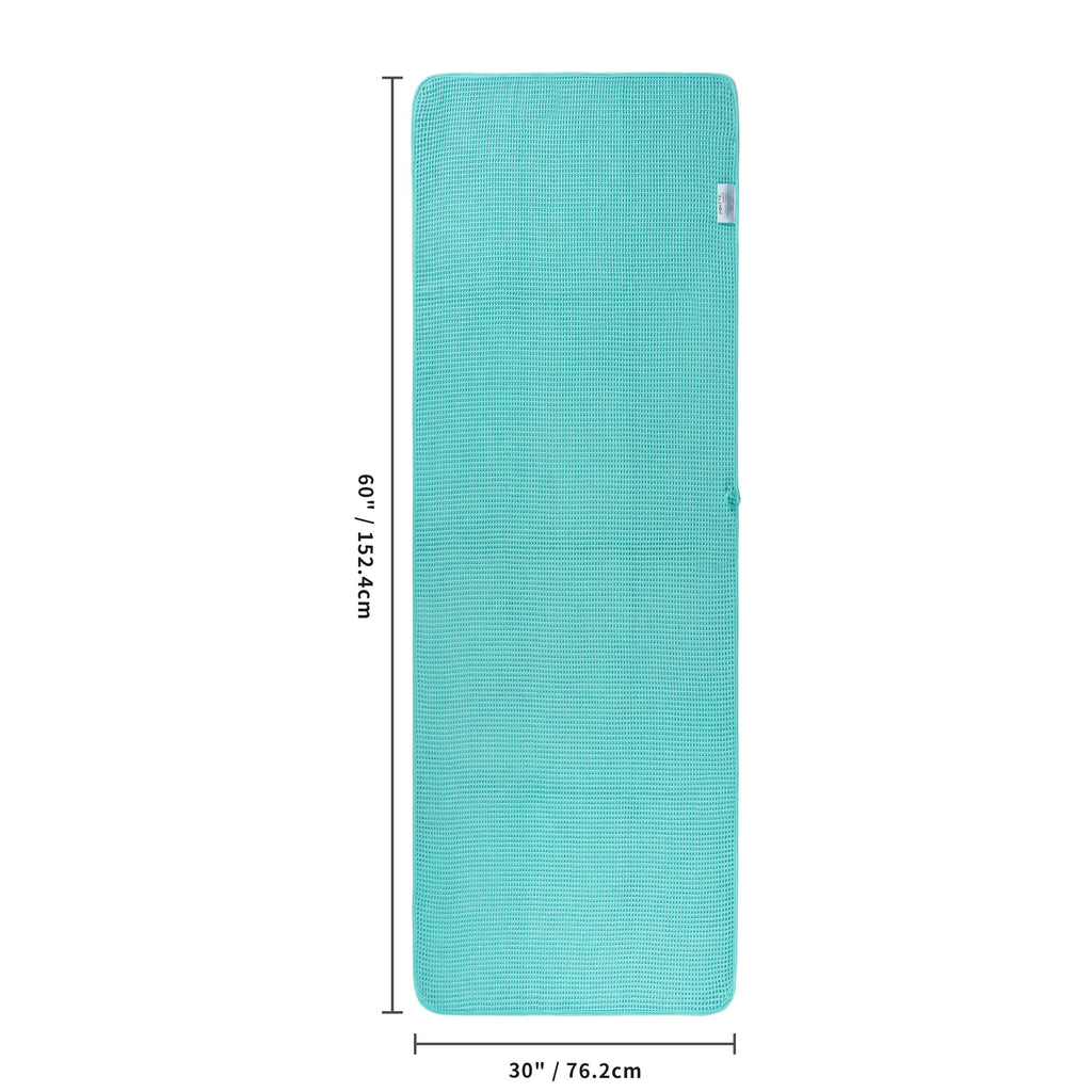 430 GSM Poly Blend Microfiber Quick Dry Waffle Bath Towel (4 Count)