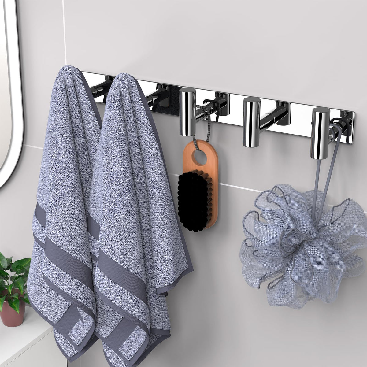 Hat and Coat Wall Mount Rack (2 Count)