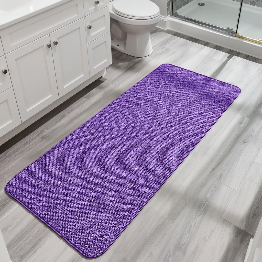 Bath Mat Ultra Thin Bathroom Runner Rugs (15 Sq Ft)