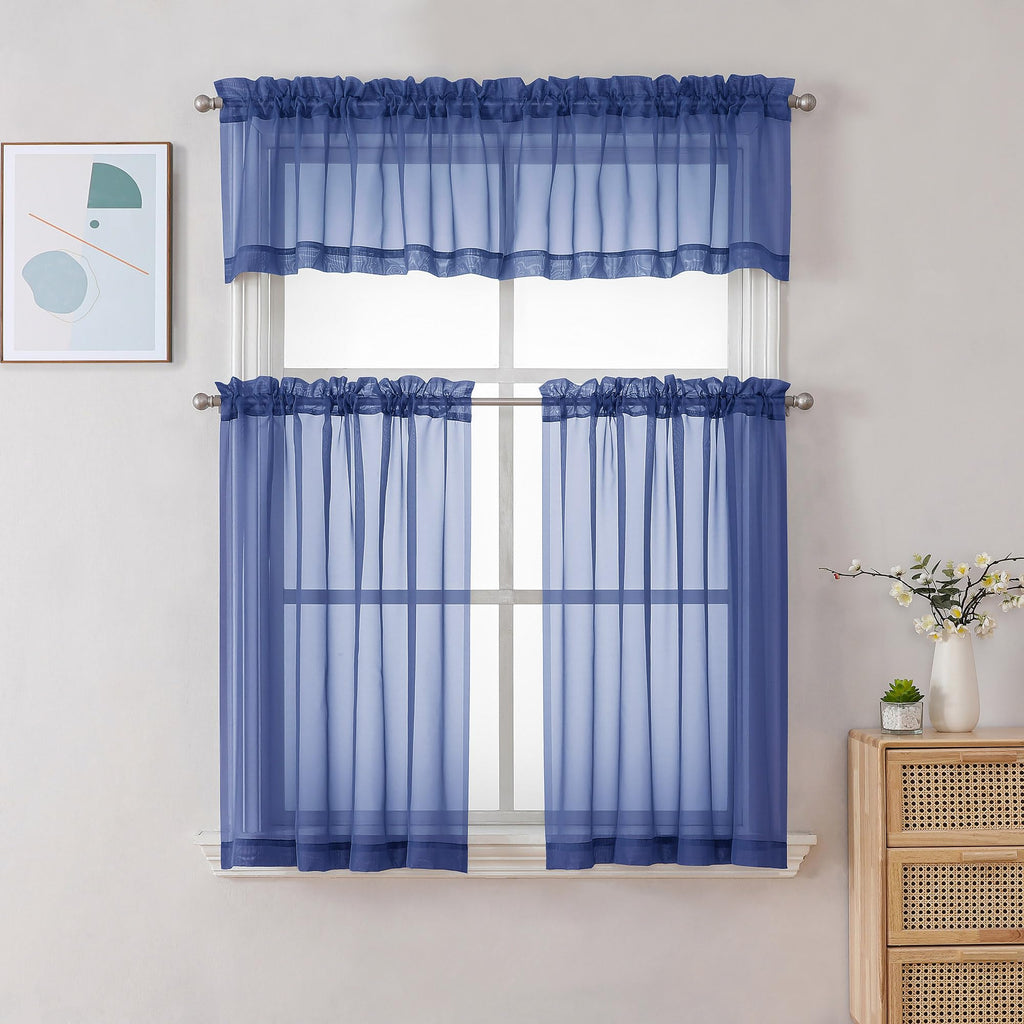 Sheer Valances for Windows 2 Pack (2 Count)