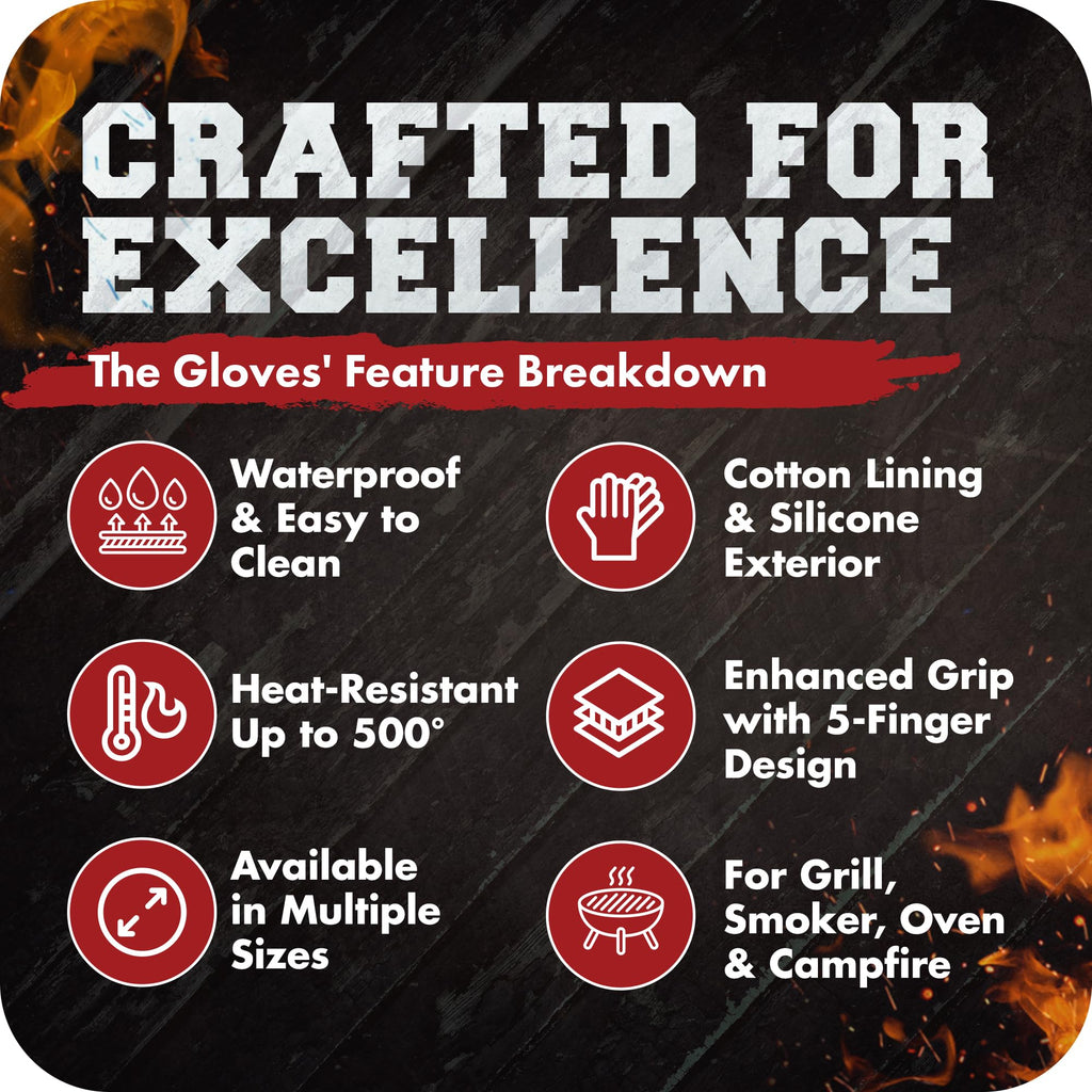 Silicone Smoker Oven Gloves