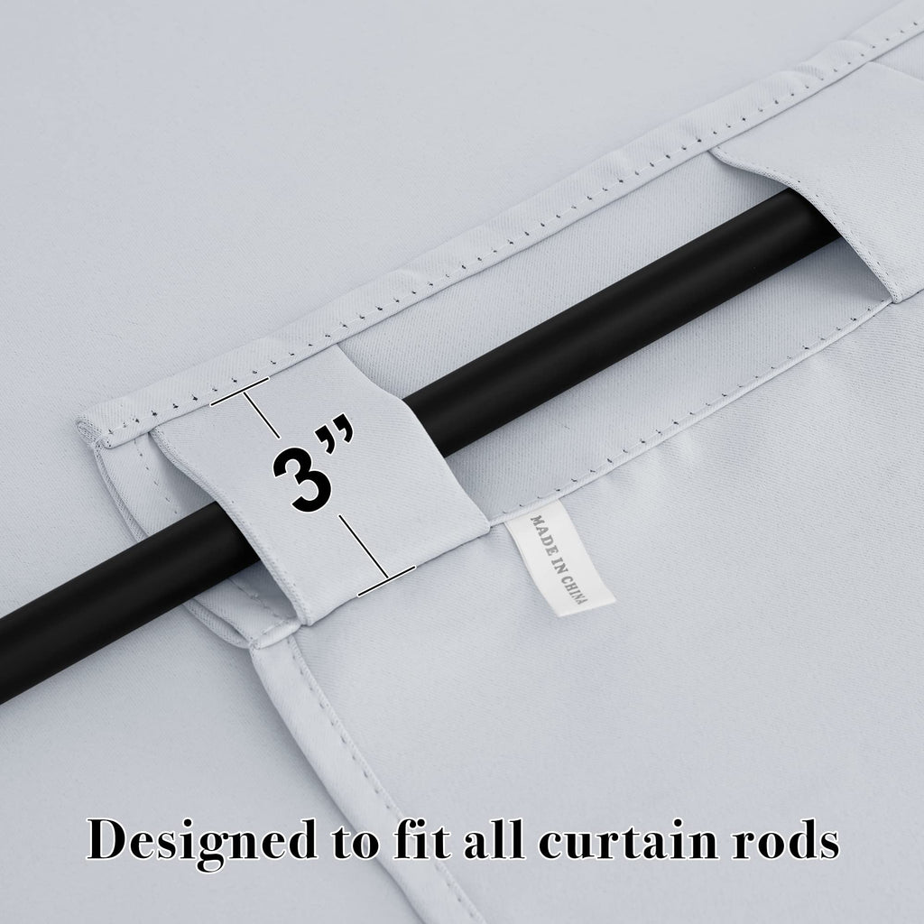 Blackout Curtains 72 inches Long for Bedroom (2 Count)