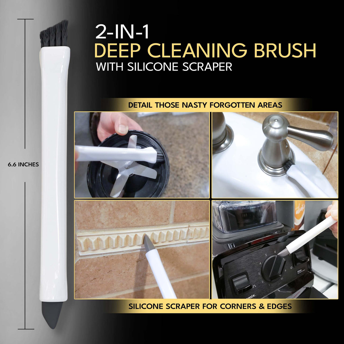 Grout Cleaning Brushes Set (3 Count)