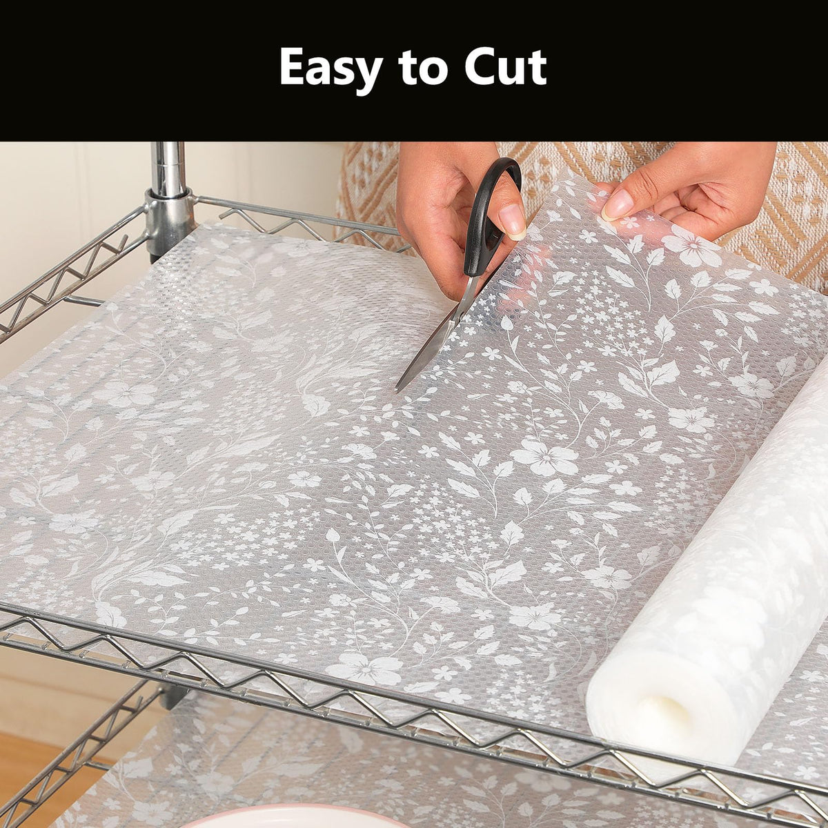 Shelf Liner for Kitchen Cabinets (60 Sq Ft)