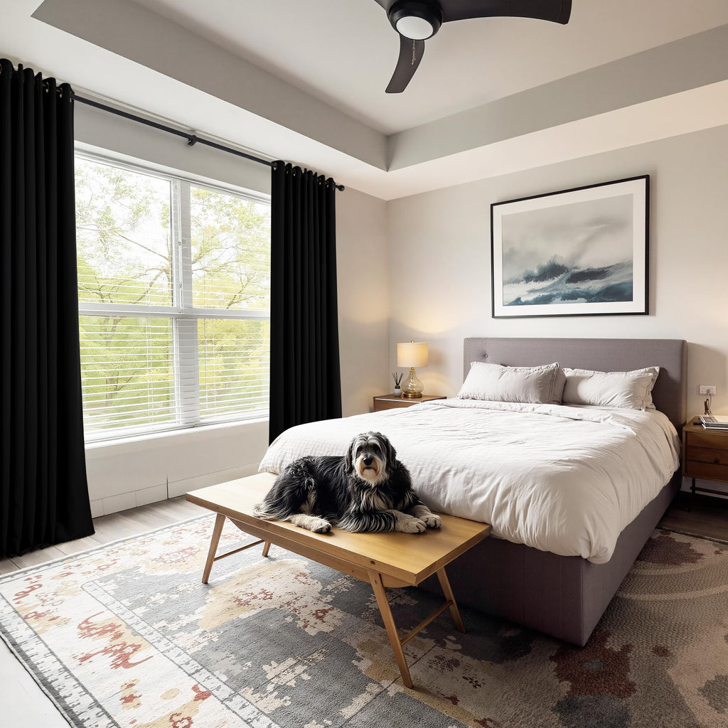 Bedroom Blackout Curtains (2 Count)