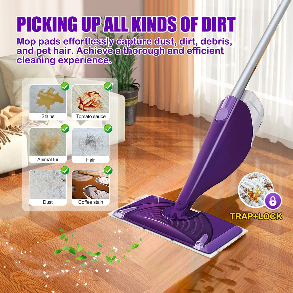 Mop Pad Refills Compatible with Swiffer WetJet Spray Mop (100 Count)