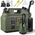 Portable Camping Shower Kit with 5 Gallon Water Jug, 8000mAh Rechargeable Shower Pump IPX8 Waterproof, 5 Pressure Modes, BPA Free Water Container for Camping, Hiking, Beach, Pet Bathing, Car Washing