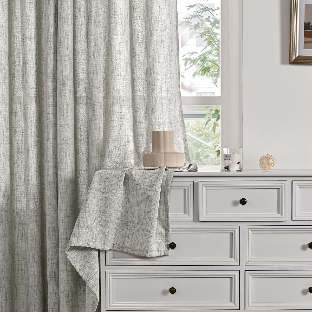 Dark Grey Curtains 52 X 84 Inch (2 Count)