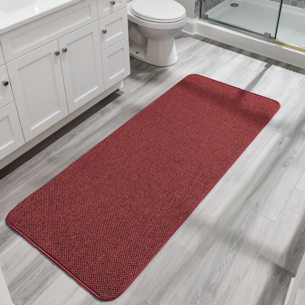 Bath Mat Ultra Thin Bathroom Runner Rugs (12 Sq Ft)