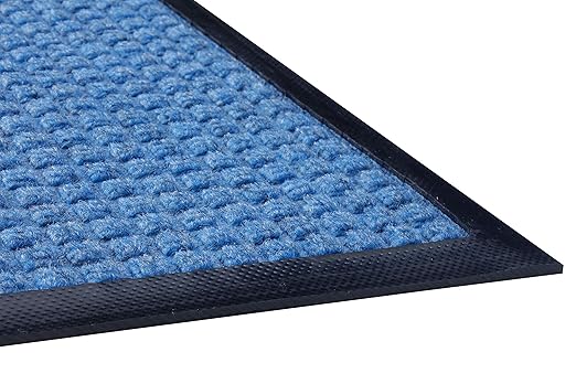 Guardian WaterGuard Indoor/Outdoor Wiper Scraper Floor Mat, Rubber/Nylon, 2'x3', Blue