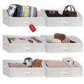 6 Pack XL Trapezoid Closet Bins (6 Count)