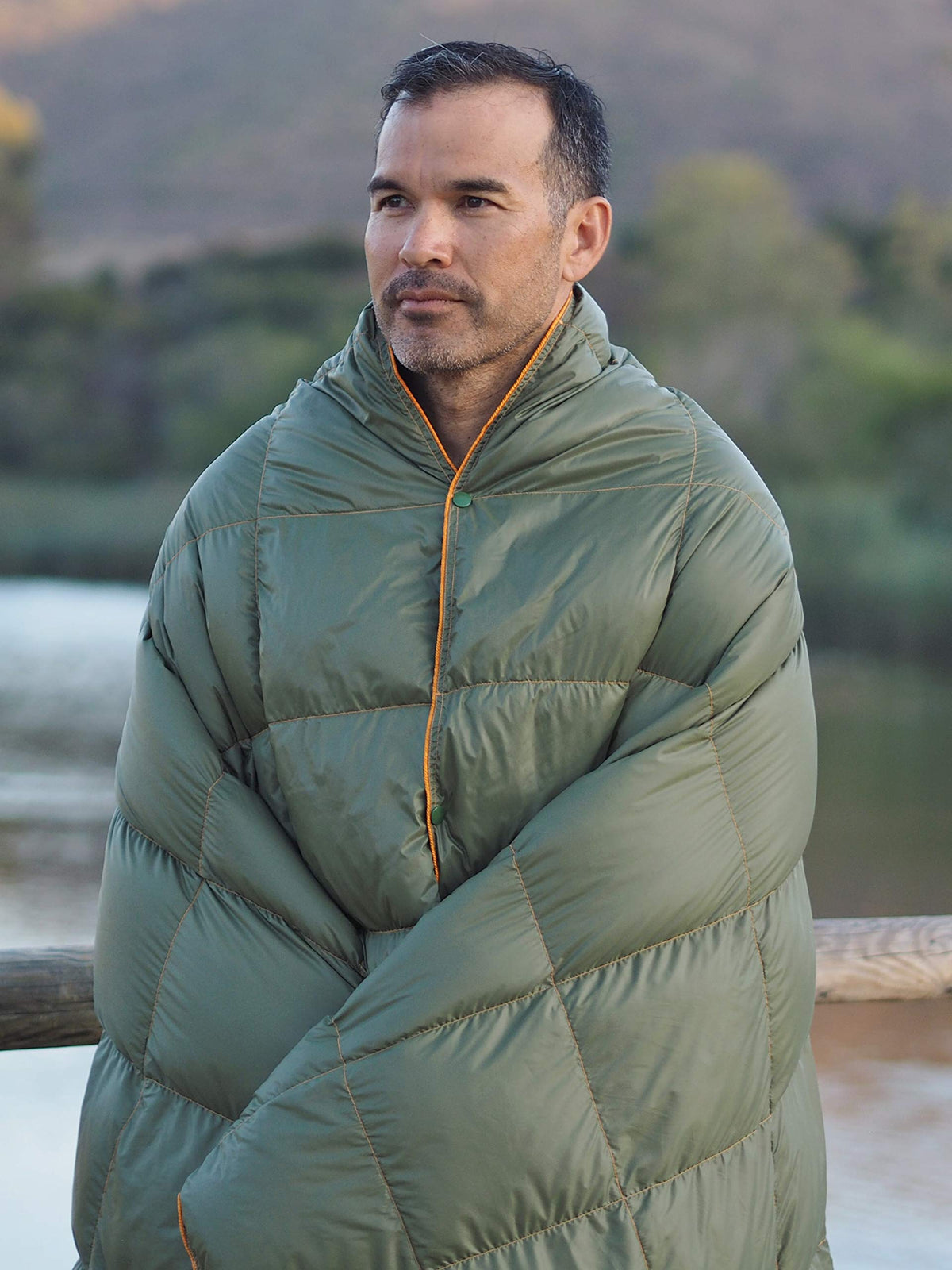Get Out Gear Down Camping Blanket - Outdoor Lightweight Packable 650 Fill Power Down Blanket Compact Waterproof and Warm Backpacking Quilt for Camping Hiking Travel Hammock