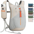 20L Small Hiking Backpack for Men Women Foldable Packable Back Pack Ultralight Hiking Daypack for Travel Camping Outdoor, Beige