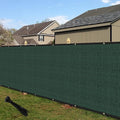 ECOOPTS 4'x31' Privacy Fence Screen Windscreen with Copper Grommets, Fit for Commercial Fence and Residential Garden Outdoor 90% UV Blockage, Cable Zip Ties Included (Green)